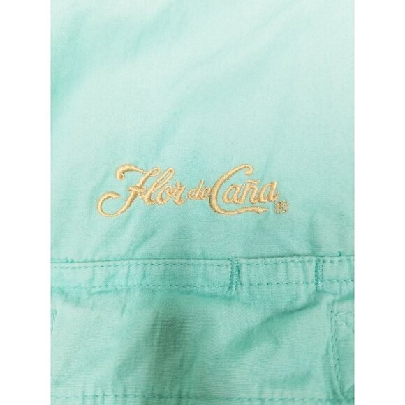 Hook and Tackle Mens fishing shirt XL Aqua Hi-Tech Fishing Shirt Vented-Pockets - Picture 5 of 16